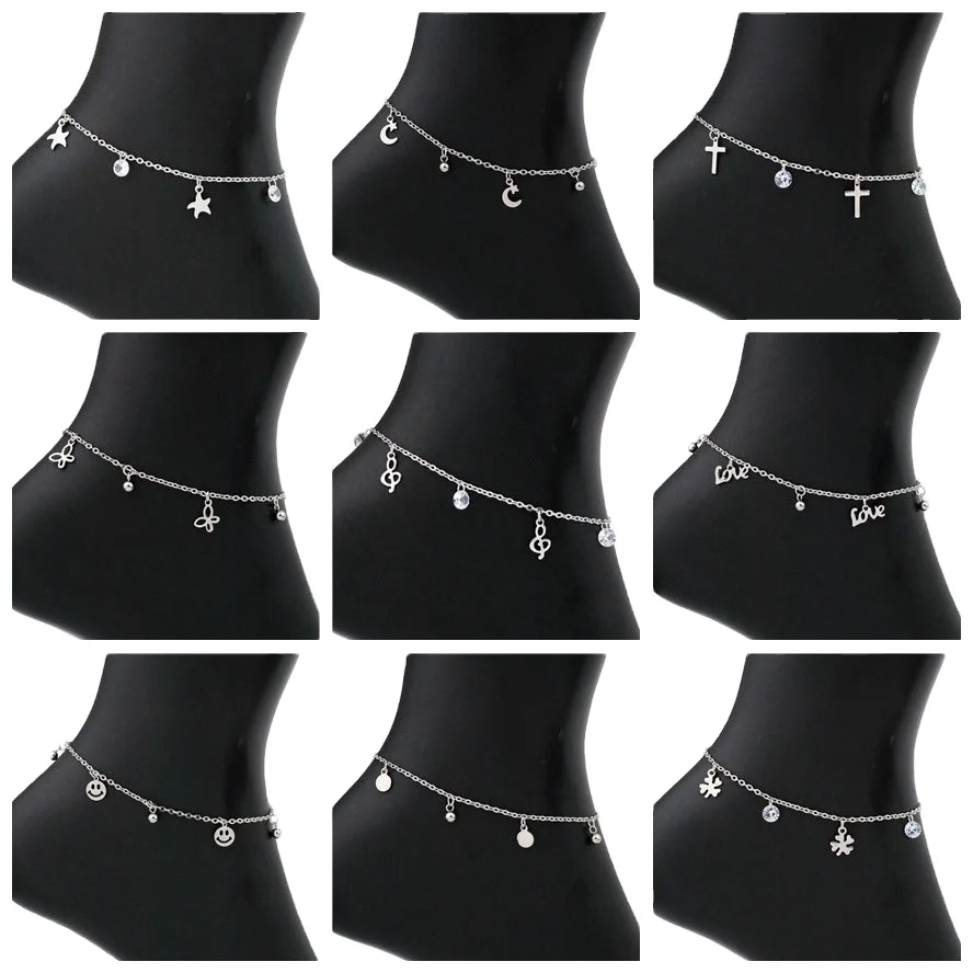 High Quality ankle bracelet stainless steel anklet hot selling popular stainless steel ankle bracelet new item abklets bracelets