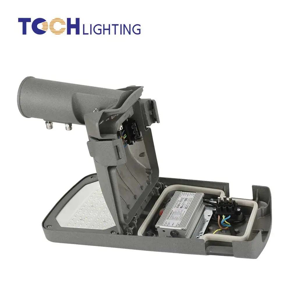 NEW design Outdoor LED street light 120V 220V Buckled design 30W 50W 60W 90W 120W 150W 200W street light lamp IP66 IK10