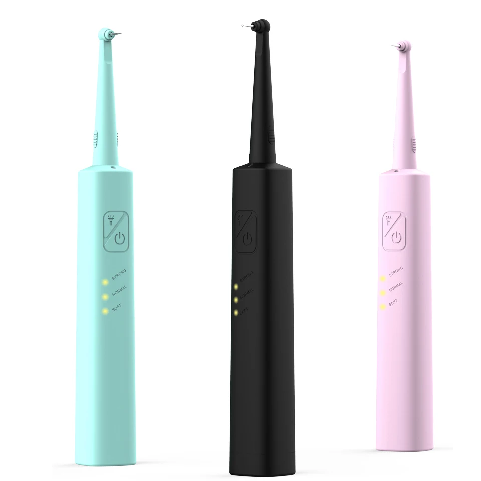 
Household Use Silicone Ultrasonic Calculus Dissolving Tooth Whitening Cleaner Electric Teeth dental cleaning toothbrush 