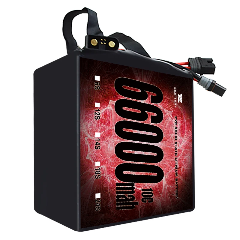 Литий-ионный аккумулятор ZYE высокой мощности, 6S -12S 18S 24S 66000mAh 66Ah HV для аккумуляторов NCM
