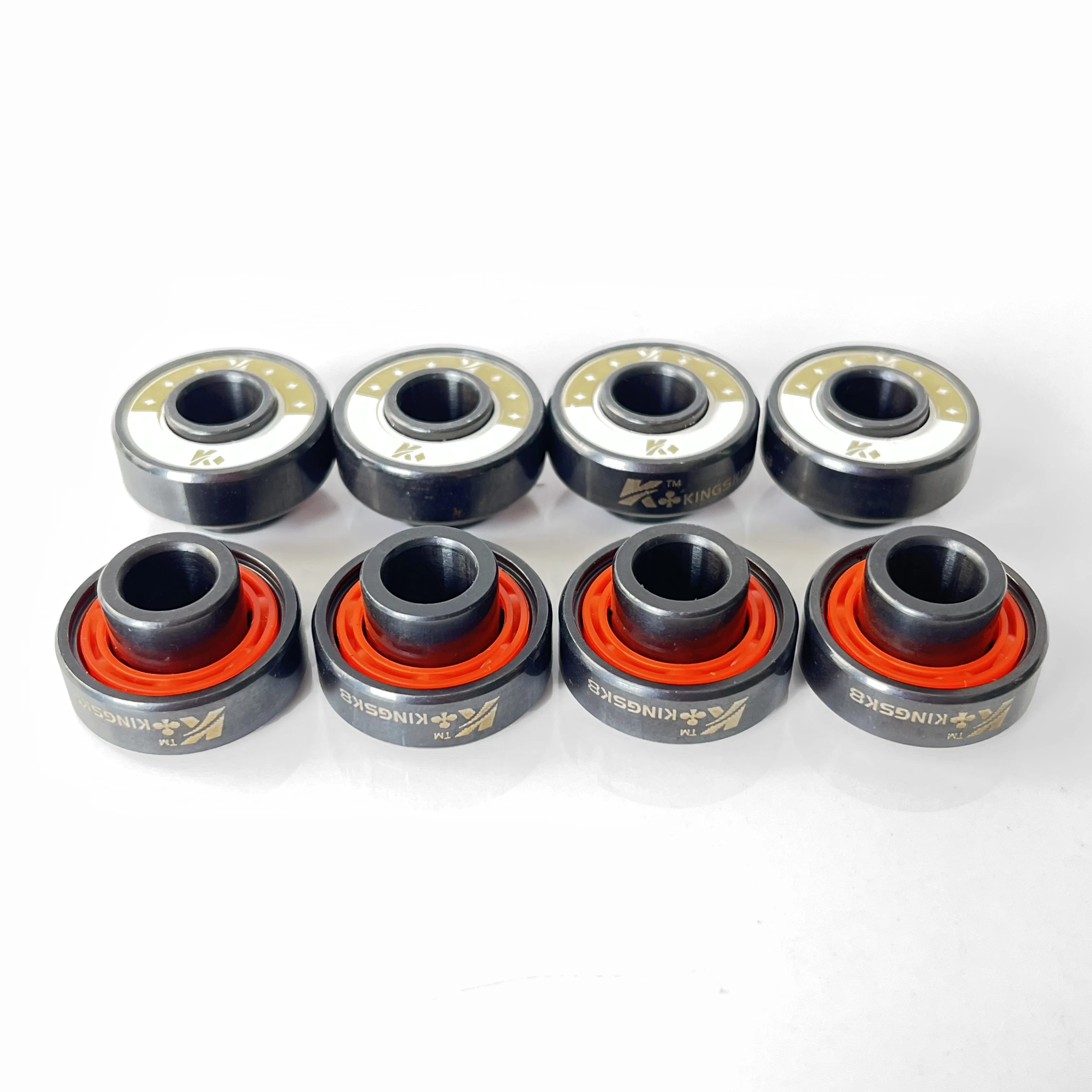 Blackened built-in  bearings red bones original skateboard bearing lubricant custom bearings