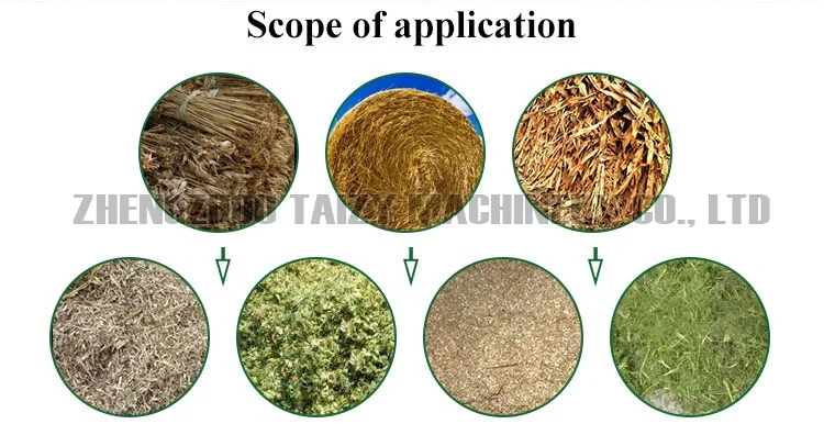 Factory Direct Electric Chaff Cutter And Grinder Combined Machine Livestock Forage Making Machine Grass Shredder Chaff Cutter