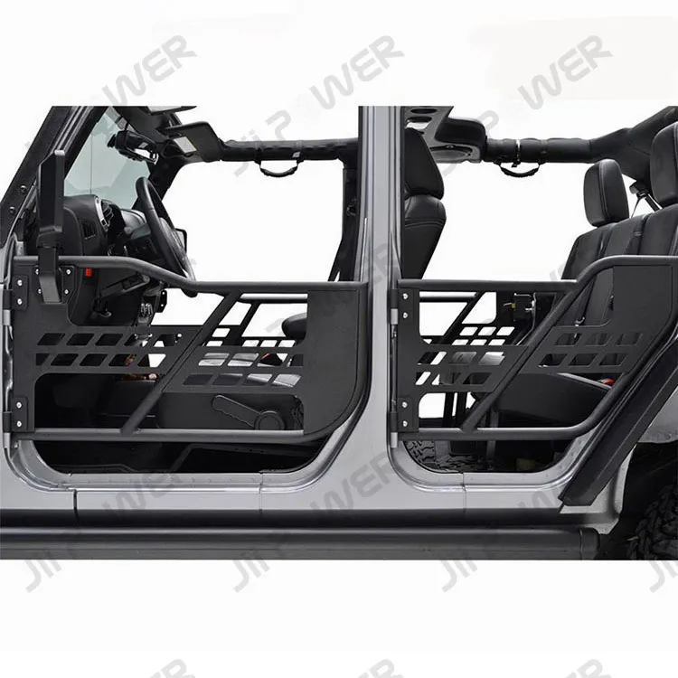 Front & Rear Tube Doors for Jeep Wrangler JK 4 Door (with rearview mirrors)