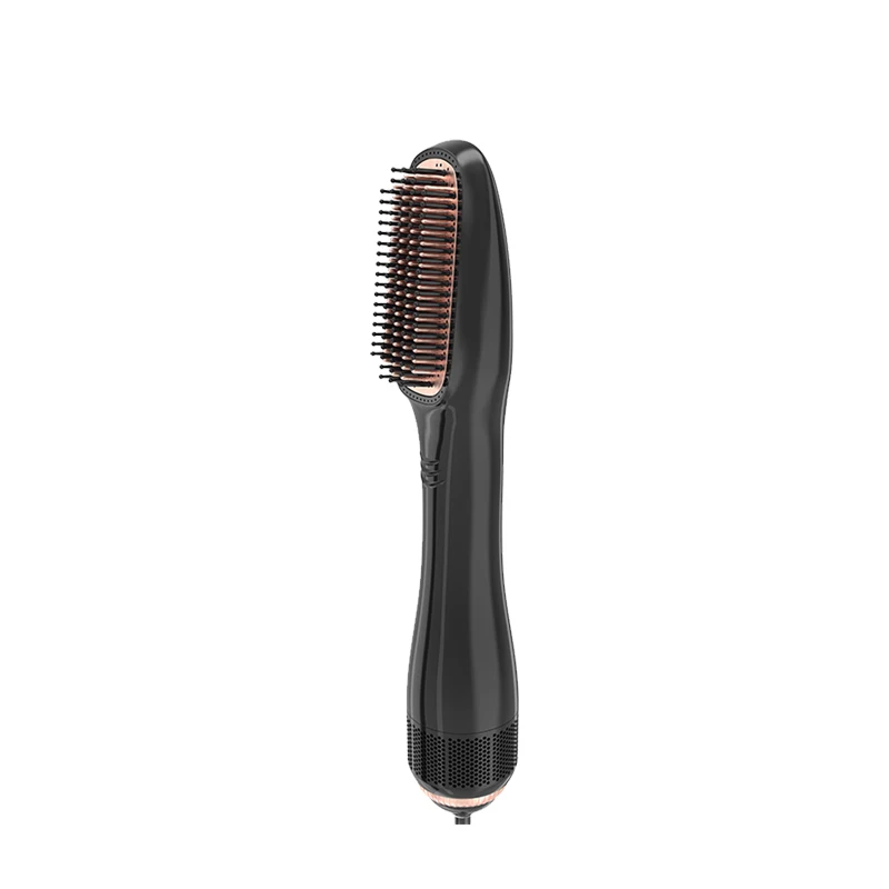 one step hot air brush hair dryer hair straightener comb custom hot comb iron hair straightening