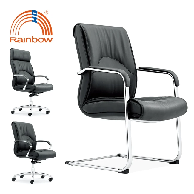 CV-F103BS  Rainbow chair conference office chair white color DUBAI