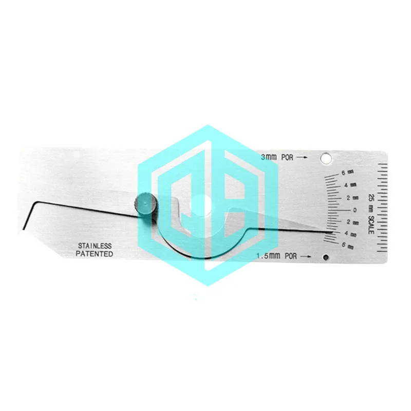 Metric Imperial-Welding Gauge Biting Undercut Inspection Height Depth Weld-Suitable for Woodworking Home Decoration