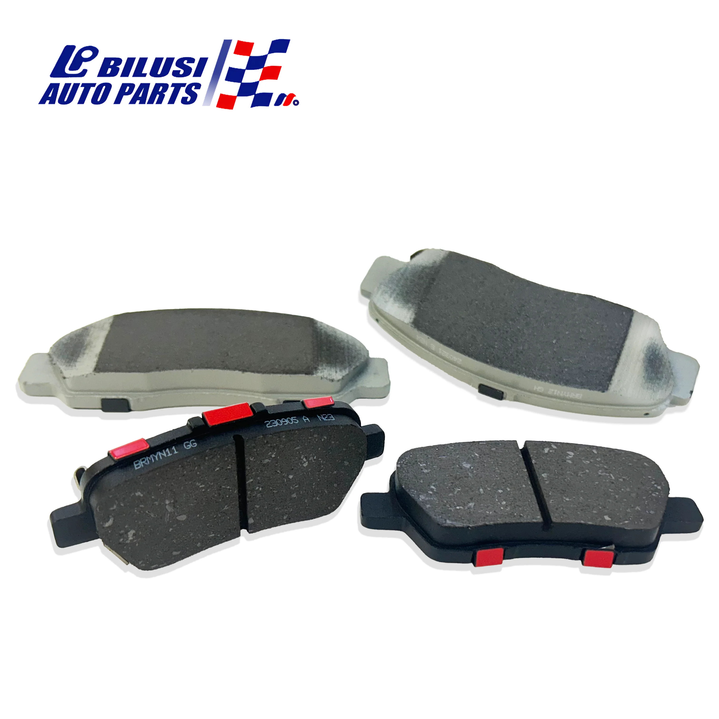 Bilusi wholesale Car Ceramic carbon fiber brembo Front&Rear Brake Pads For Toyota Honda Nissan Hyundai Kia Mazada Suzuki