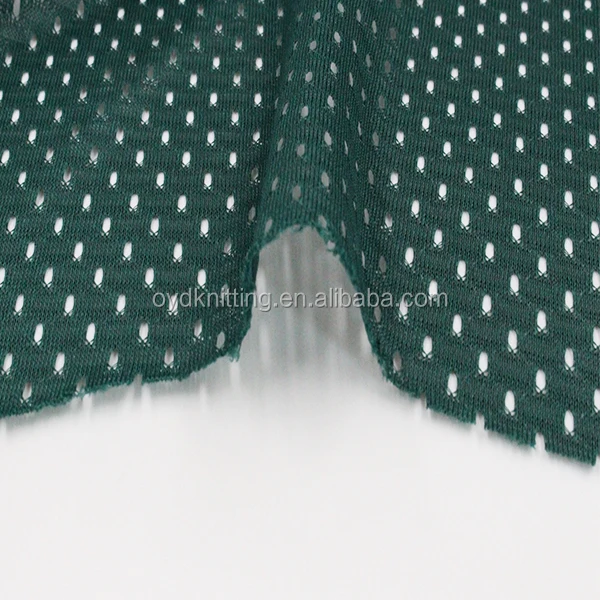 Polyester Pin Hole Mesh Fabric, Mesh Football, Basketball Jersey Fabric for Sports Shorts and Sports Vest