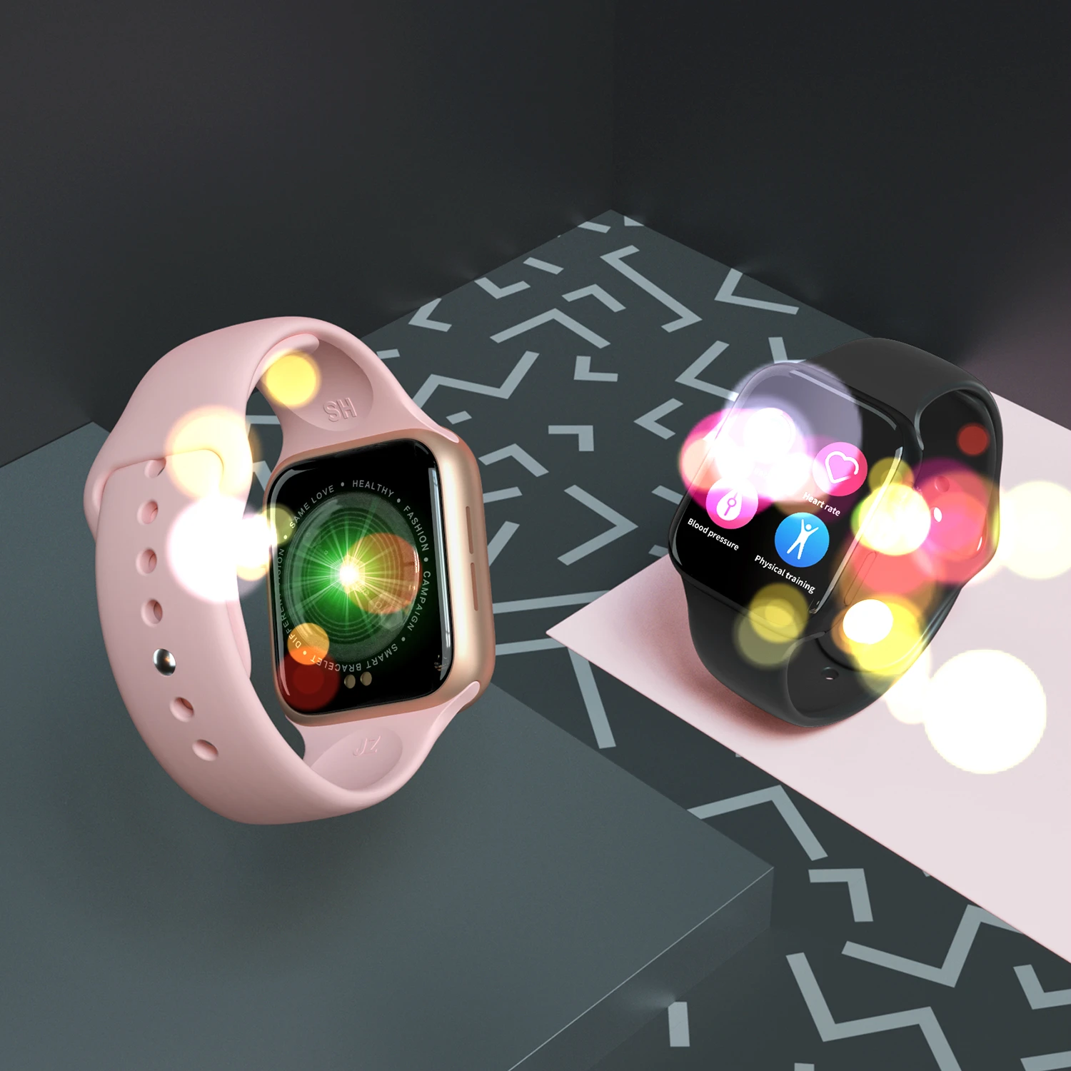 IP67 Waterproof Android  Mobile Phone Fashion Ladies Mens Relojes Inteligentes Bluetooth Smart Watch