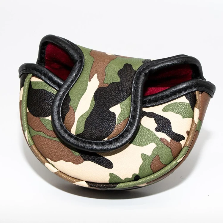 JASBAO Golf Custom Colors Leather Golf Club Headcover Golf Mallet Putter Covers