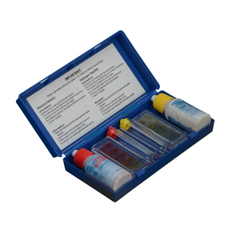 Swimming Pool Accessories Water Chlorine/PH Test Kit