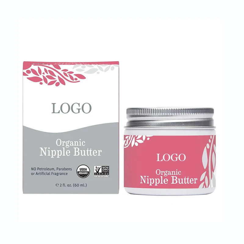 Organic Natural Pink Butter Nipple Cream For Body Nipple Soothing Care