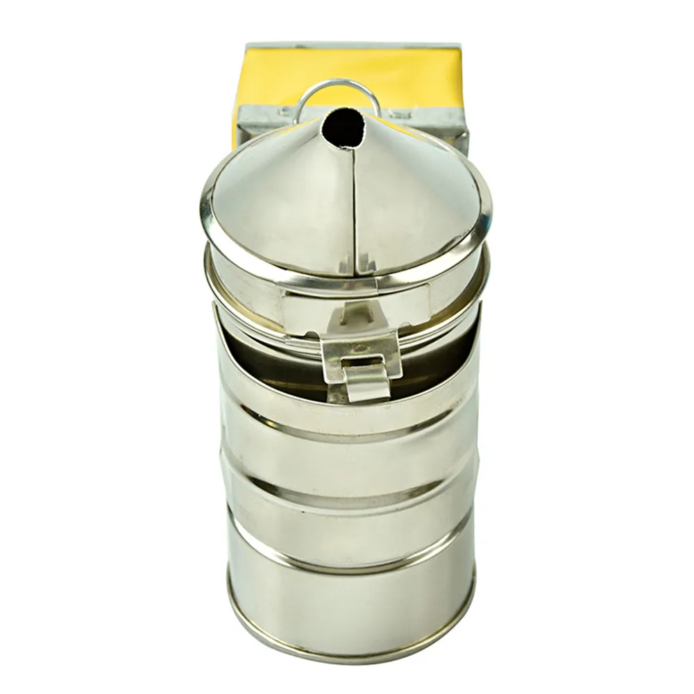 Small round head Beekeeping Tool Stainless Steel Bee Hive Smoker