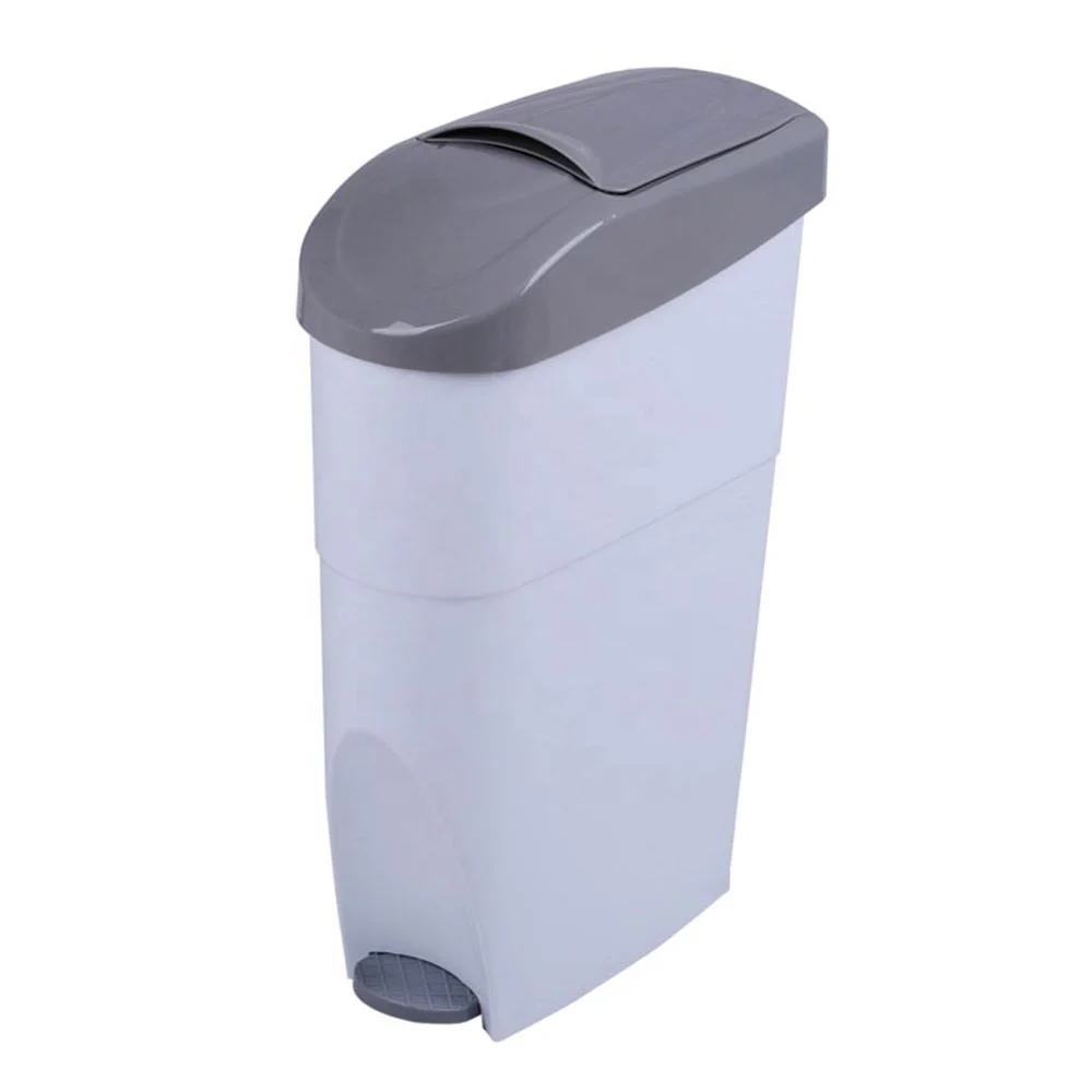 18Liter Hygiene Plastic Disposal Foot Pedal Sanitary Bin,Commercial Sorting Odorless Foot Operated Pedal Dustbin Waste Bin