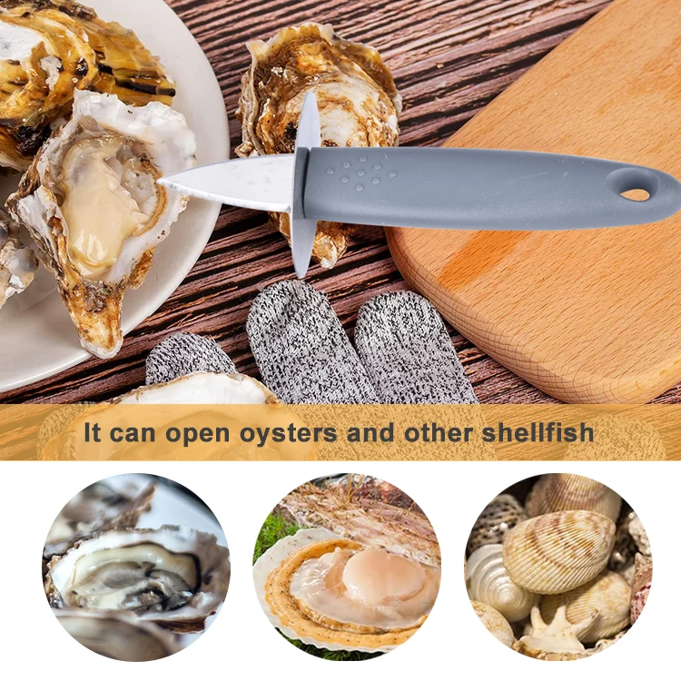 Опт нержавеющая сталь моллюска открывалка морепродукты Pate Oyster открытие Shucking