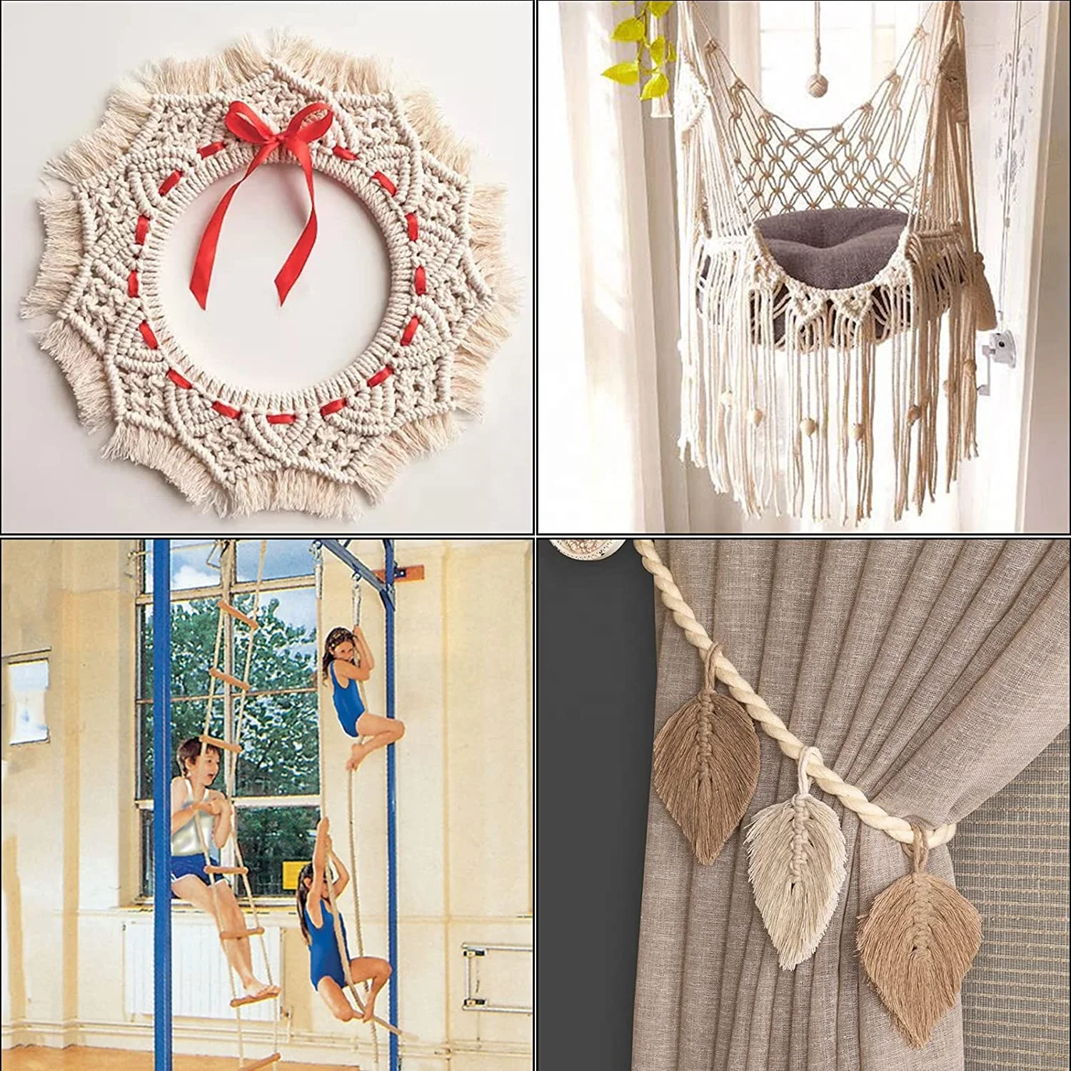 HH Wholesale Custom Soft Recycled Twisted Wrist Craft Braided Cotton Cord 3Mm 5Mm