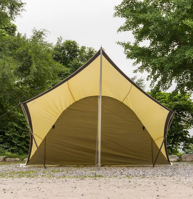 Pyrmaid shape marquee hiking family shelter tent outdoor camping Indian tent dome tent shape exteneded