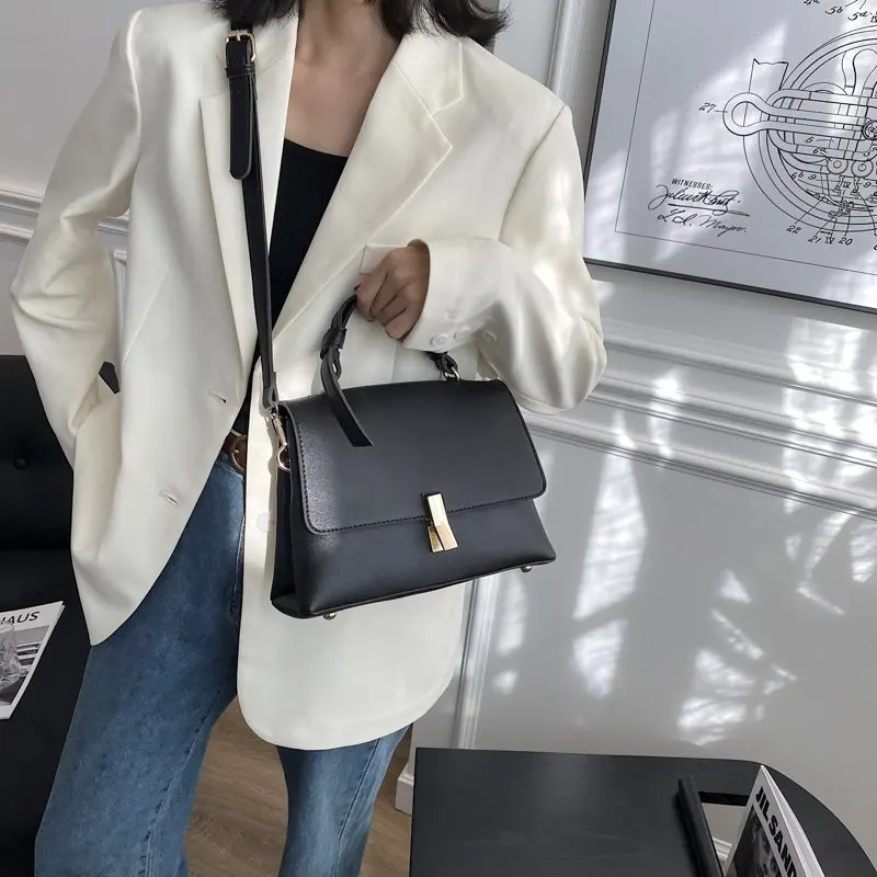 Vintage Fringe Tassel Leather Ladies Solid Color Patchwork Customised Canvas Small Designer Crossbody Bag