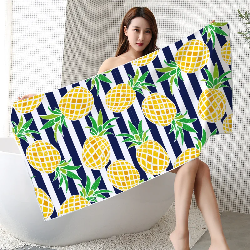 Factory Sale High Quality Quick Dry Plant Wholesale Sand Free Towels Digital Printed Custom Logo Microfiber Beach Towel