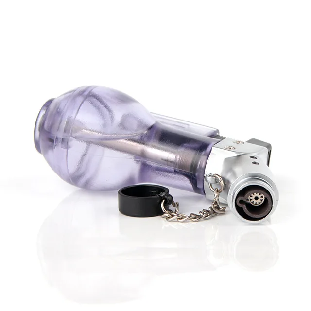 Оптовая продажа пластиковая газовая зажигалка для барбекю Бутан ветрозащитная и многоразовая современный дизайн фонарик сигарет подарков