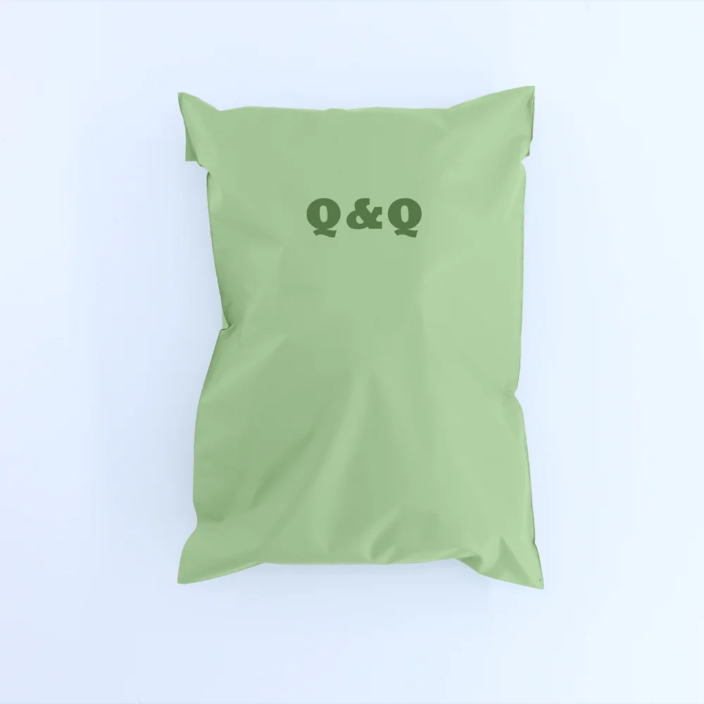 Custom eco friendly plant based mailer postage bag bioplastic express delivery mailing bag for shipping