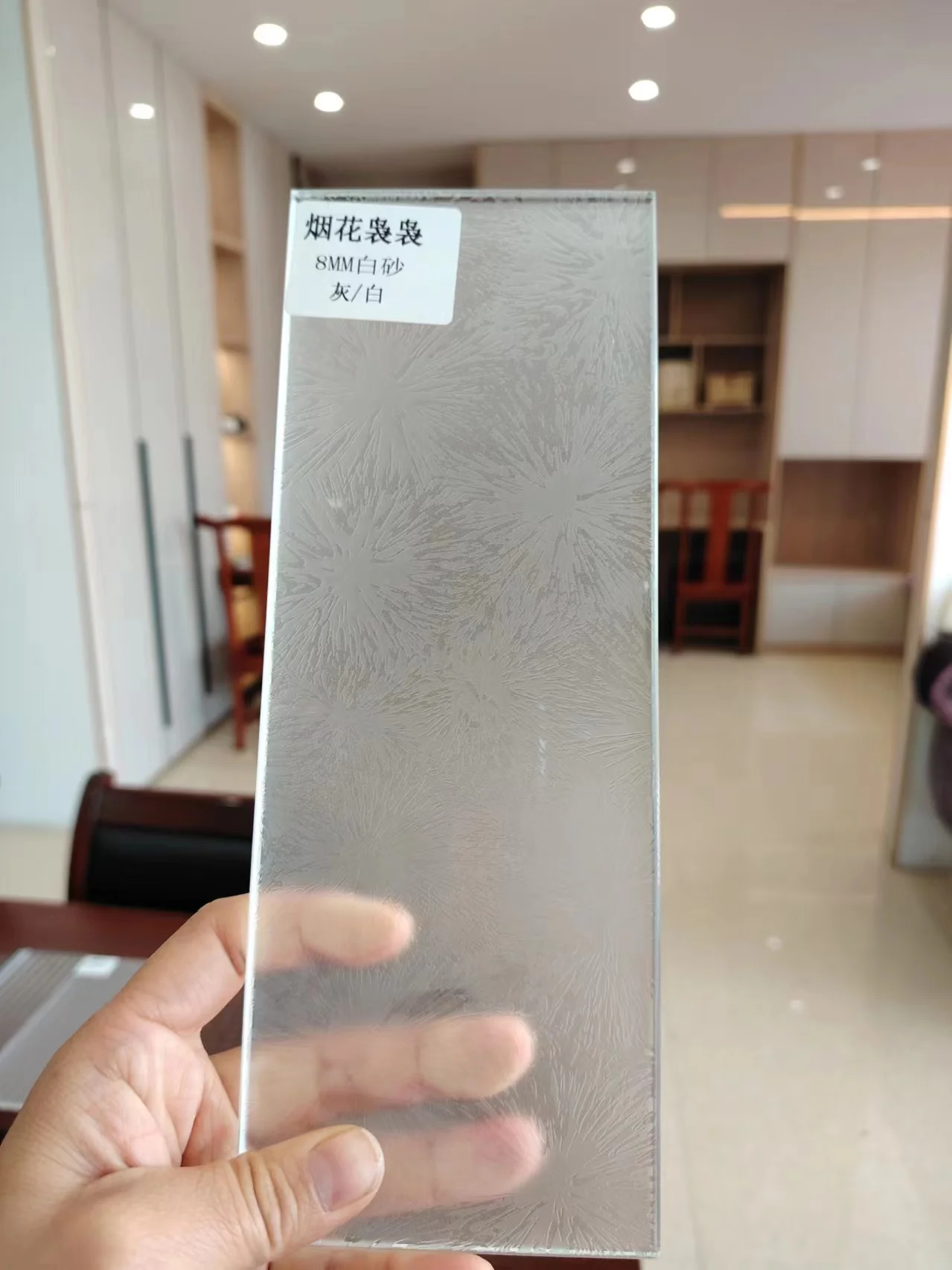 Factory  cheap price  Acid  etch  glass for  office enclosures and  interior  partition