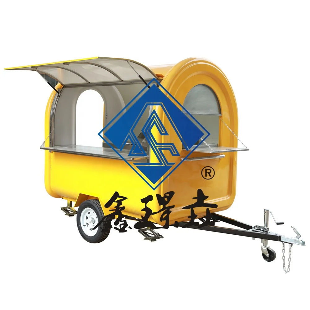 Hole-sale price mobile hotdog food trucks mobile frp food truck frozen food delivery truck