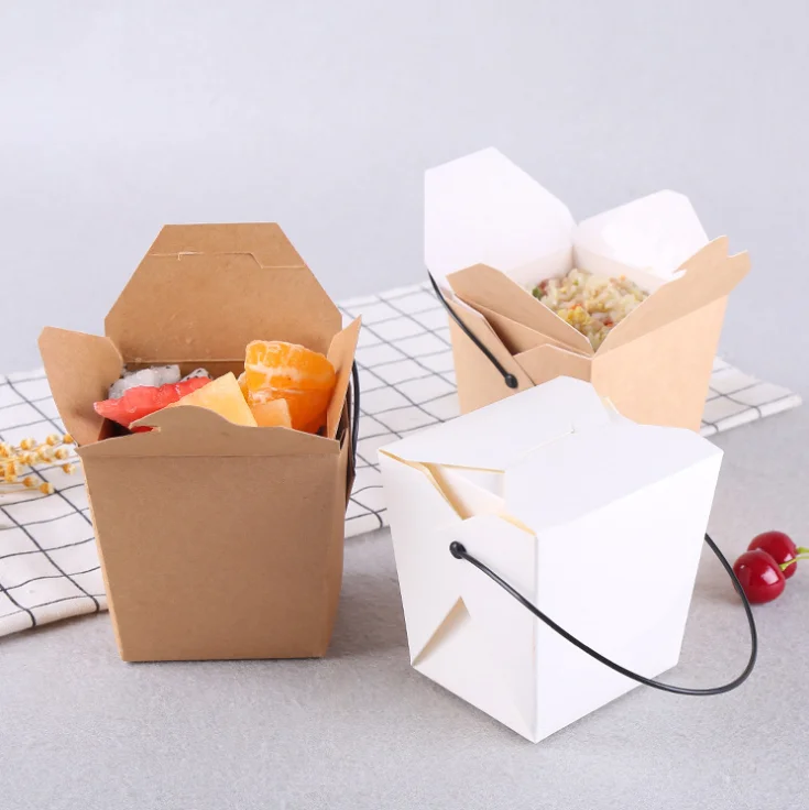 Take out noodle box,biodegradable food paper box