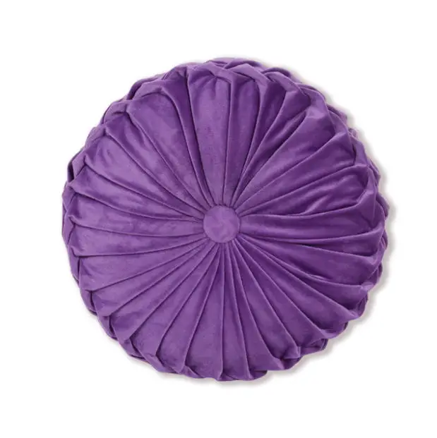 
Solid color velvet seat cushion cover chair pilliow 