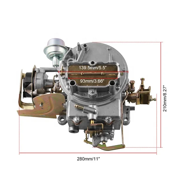 New Two 2 Barrel Carburetor Carb 2100 For Ford 400 302 351 Cu Jeep Engine 2150