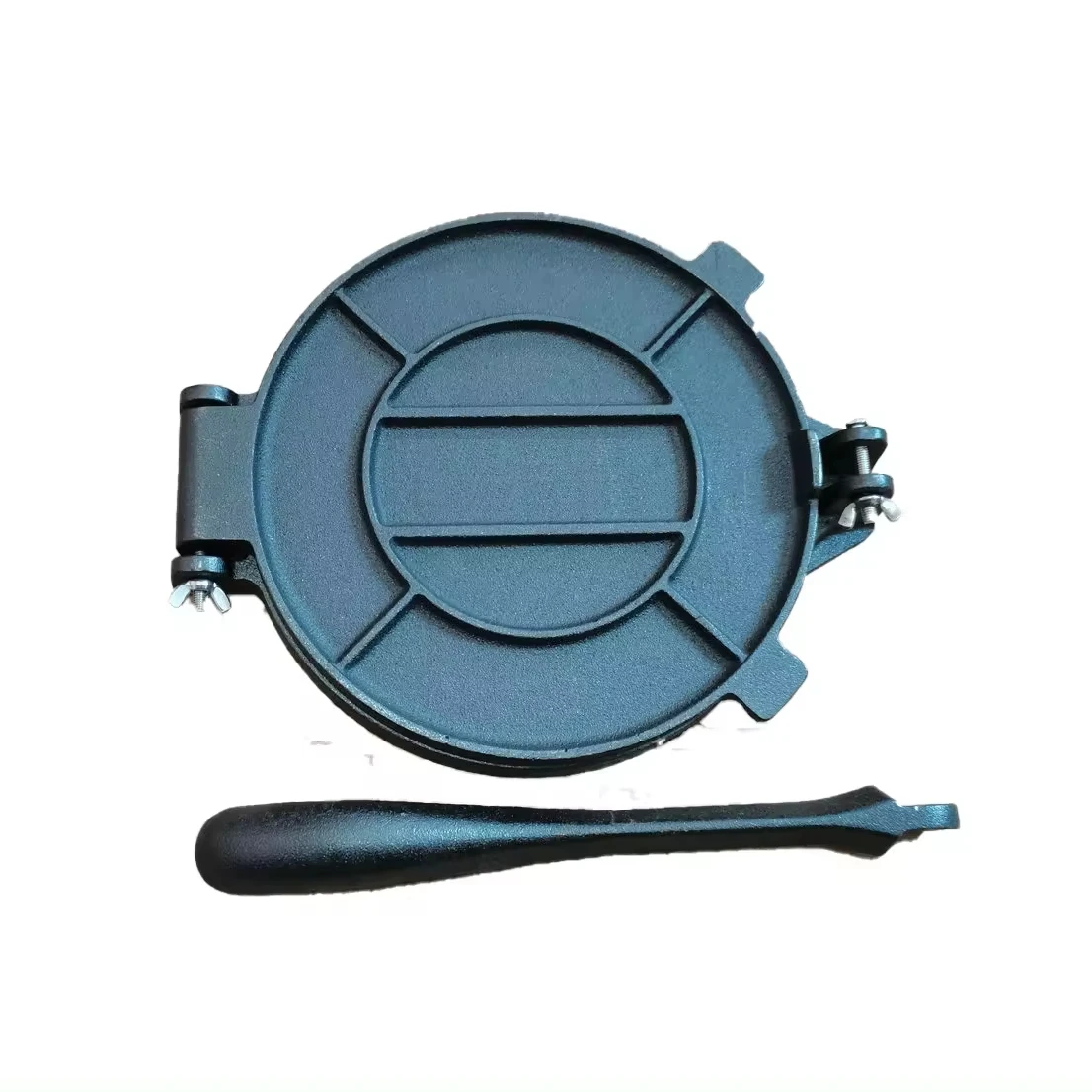 WZ CAST IRON COOKWARE -FACTORY PRICE Pre-seasoned Tortilla Press Tortilla Maker double sided 8 inch cast iron tortilla press