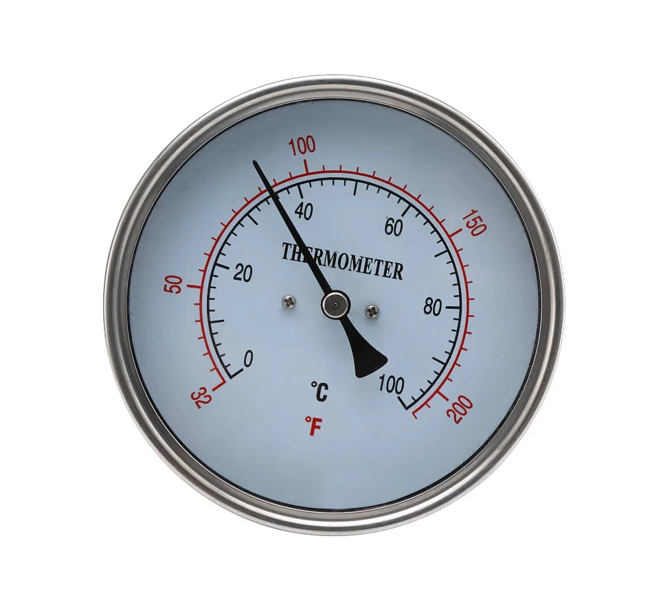 Stainless Steel Back Mounting Bimetal Thermometer for Industrial