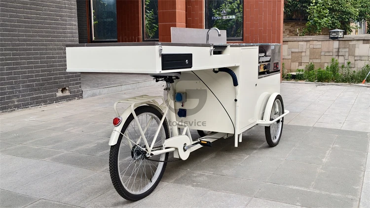 YITUO ice cream cart factory custom build optional equipment easy ride tricycle for sale