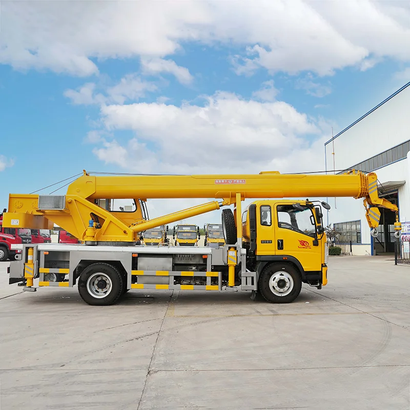 Good Selling ISUZU HOWO FOTON 5,8,10,12,16 Tons Boom Truck Hydraulic Lorry Crane Sinotruk Truck Cranes Factory