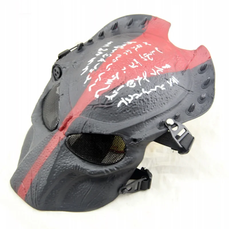 Predator Wolf 2.0 Tactical Paintball Mask Cosplay Halloween Party Military Army CS Wargame Airsoft Metal Mesh Full Face Masks