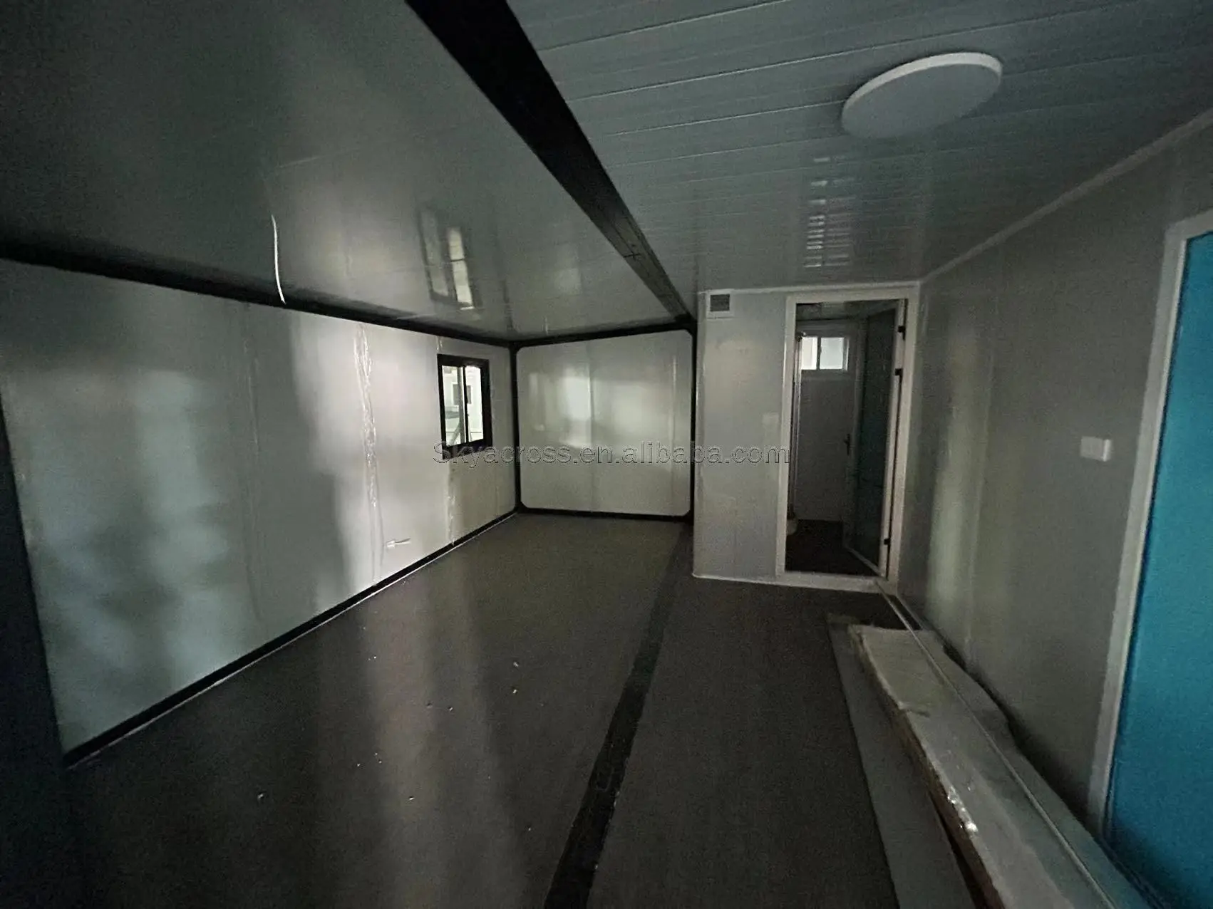 75 мм сэндвич-панель серая 20 футов 2 спальни расширяемый контейнерный дом сборный крошечный контейнерный дом с ванной и кухней