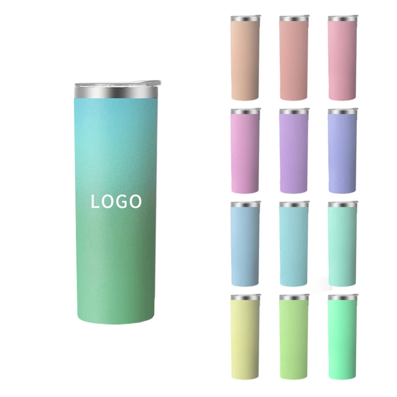 Modernist 304 stainless steel drinking mug frosted texture double wall large capacity