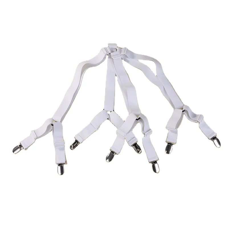 Custom labels 4sides amazon 2022 adjustable elastic bed scrunchie sheet holder straps for twins king bed