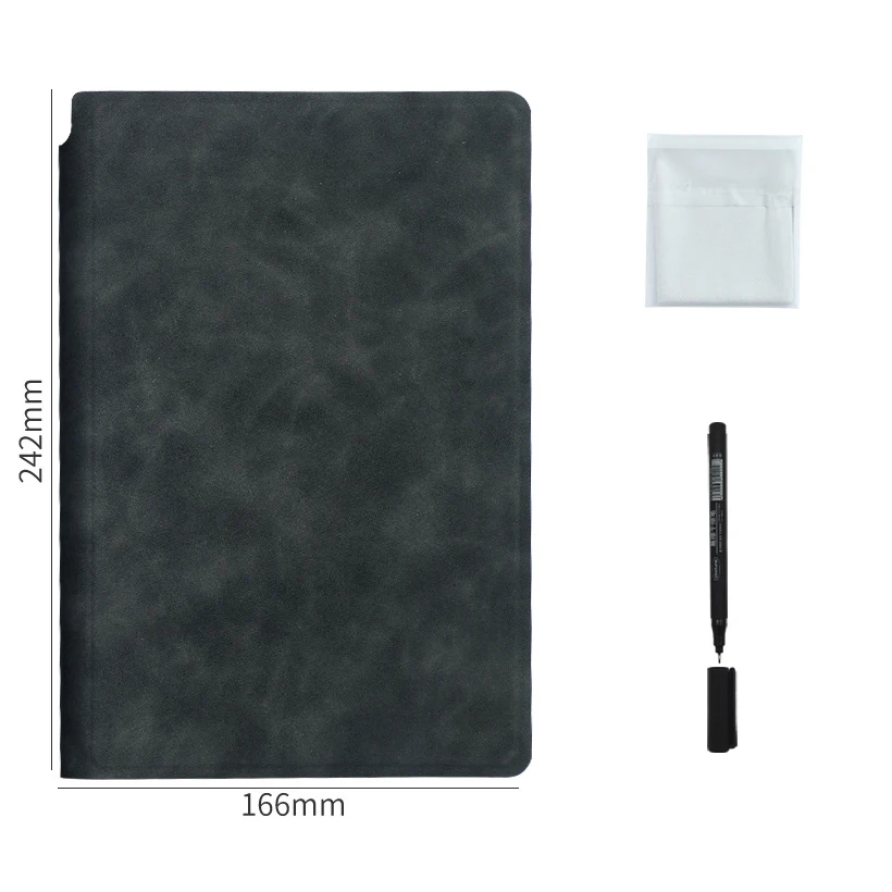 Wholesale Memo Student Draft Planner Waterproof Reusable Writing Smart Notebook With White Board Marker Pen