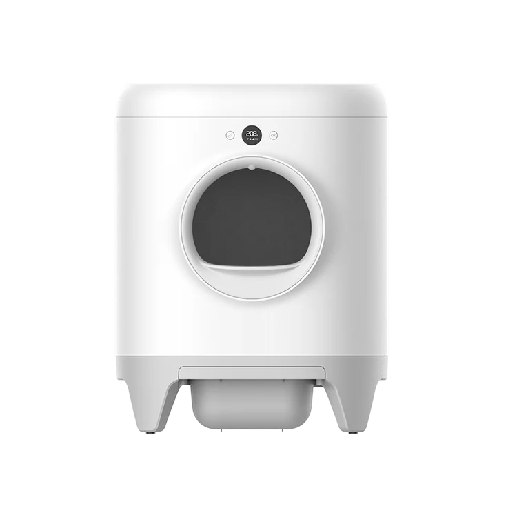 2022 Wholesale Hidden Cat Litter Box New Smart Large Cat Litter Box New Luxury  Automatic Cat Litter Box Hinged Top