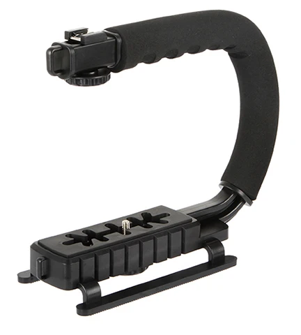 
U Type C Shaped Handheld Holder Camera Stabilizer Flash Bracket for Camera Camcorder DSLR DV Video 