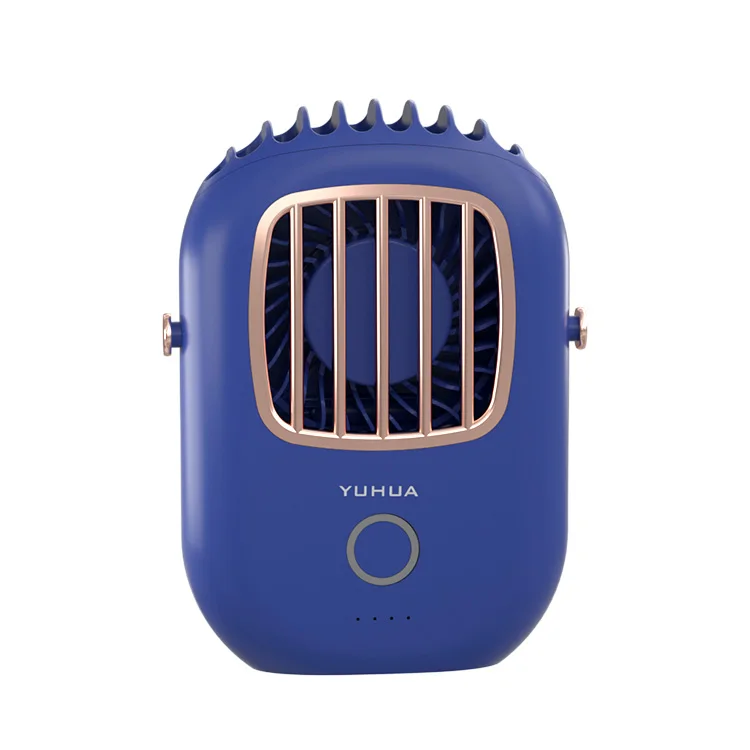 multifunction fan rechargeable handy wearable hanging neck blower USB with flashlight power bank manufacturer customized fans