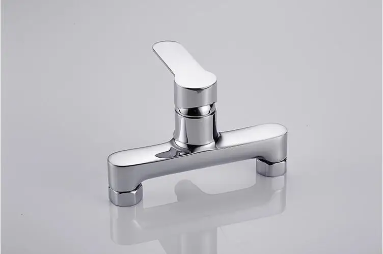 Economical simple style bathroom water taps easy wall installation wash brass shower mixer