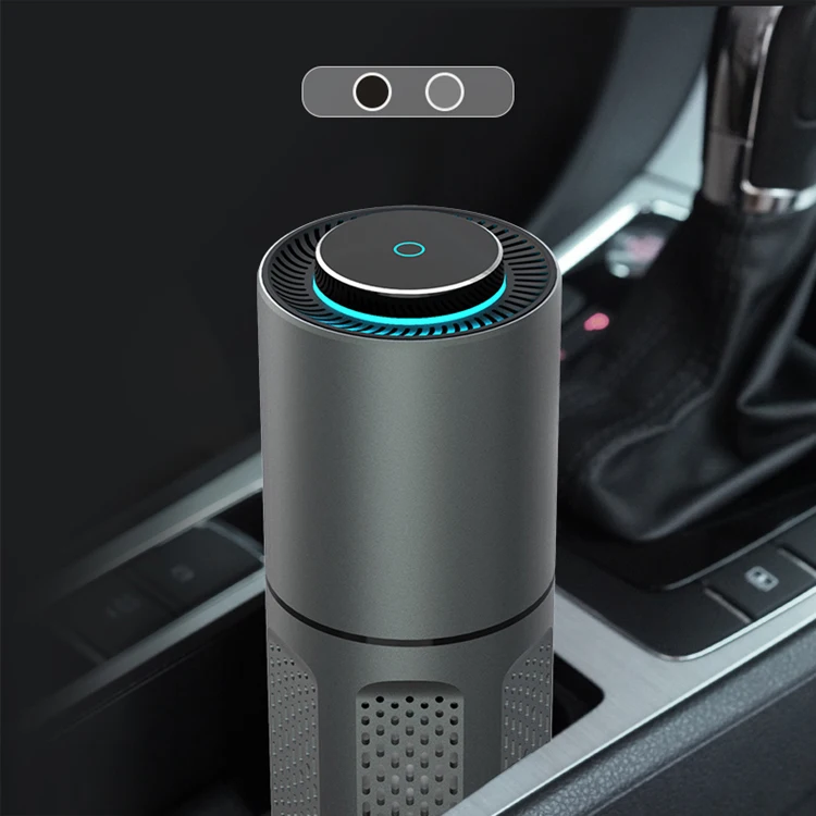 Mini Portable H12 Hepa Filter UVC LED Multi- Function Car Air Purifiers