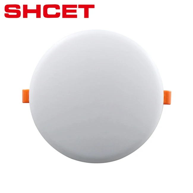 Zhongshan newest indoor frameless small led panel light round ceiling lighting recessed backlit LED lights 170mm from SHCET