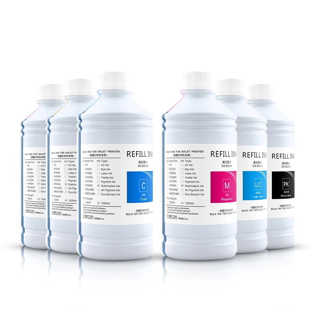 Ocbestjet Price In Pakistan Sublimation Offset Refill Ink For Textile Printing Sawgrass Sg500 Machine