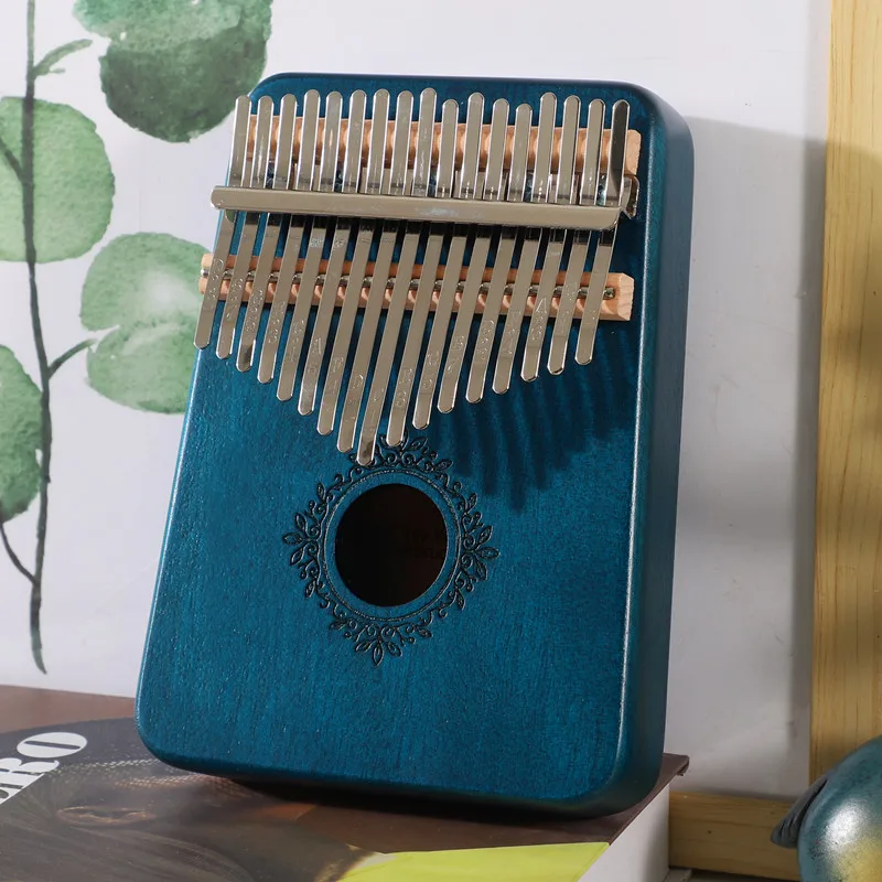 
mahogany kalimba musical instrument Kalimba 17 Keys Thumb Piano LK-04 