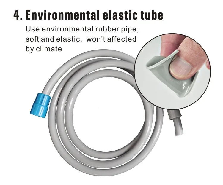 Customized factory wholesale outdoor travel toilet camping portable electric rechargeable bidet shower