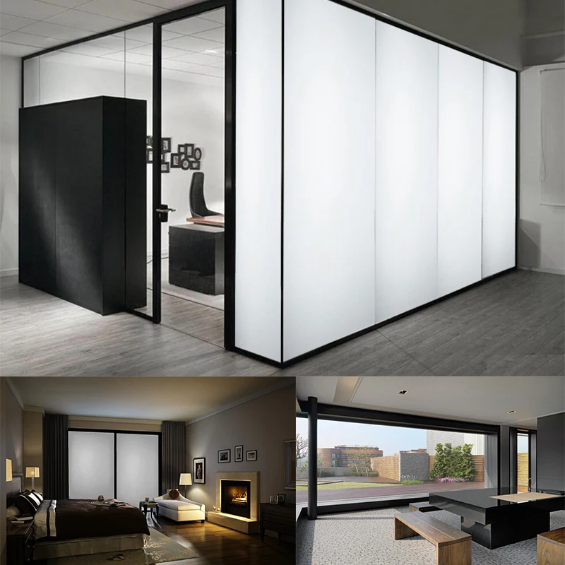 Dark Grey/black  Window Glass Film Electronic Smart Tint PDLC Switchable Smart Film