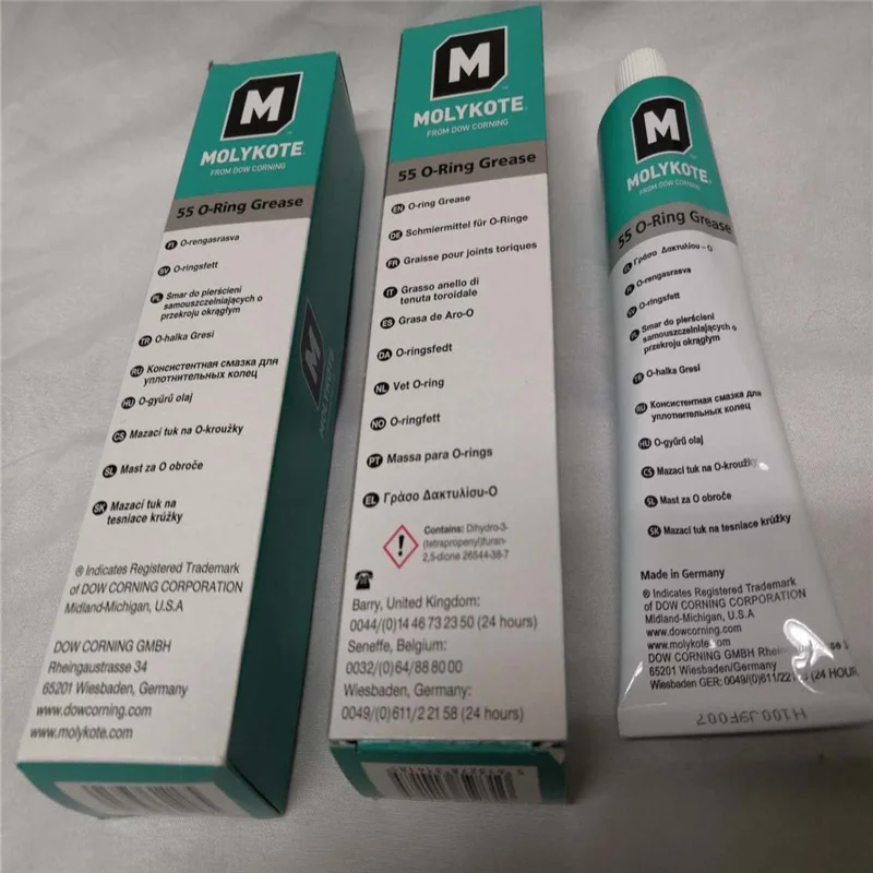 Molykote 55 O-Ring Grease Seal Silicone O-ring rubber seal white